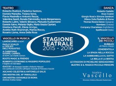 Teatro Vascello Roma - Cartellone Stagione 2015-2016