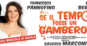 E... se il tempo fosse un gambero Francesco Pannofino Emy Bergamo Teatro Brancaccio fino 15 gennaio 2017