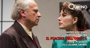Il piacere dell’onestà Geppy Gleijeses Vanessa Gravina Teatro Quirino Roma 3 22 aprile 2018