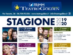 Cartellone spettacoli stagione 2019 2020 teatro Golden Roma
