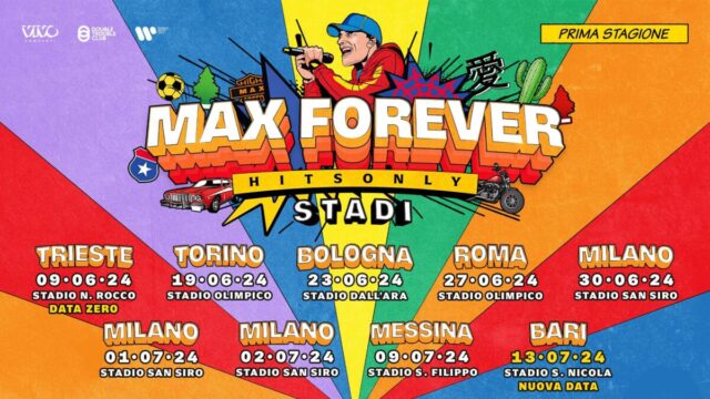 MAX FOREVER HITS ONLY TOUR NEGLI STADI 2024 Max Pezzali